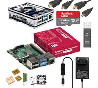 MarsKit Raspberry Pi 4 Modelo B Starter Kit-128GB Edition/Raspberry Pi 4 Mddel B (4GB RAM) /Raspberry Pi OS preinstalado