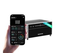 Marstek Venus A Sistema solar para balcón con batería e inversor - Almacenamiento LiFePO4 de 2120 Wh, 4 MPPT, Entrada FV de 2,4 kW y salida de 1,2 kW, 6000 ciclos, Control por app, IP65