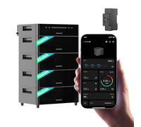 Marstek Venus D 10240 Wh Sistema solar para balcón con batería ampliable y microinversor - 4 MPPT, Entrada FV de 4 kW y salida de 2,2 kW, Ampliable hasta 15,36 kWh, IP65, Control por app, Plug & Play