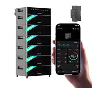 Marstek Venus D 15360 Wh Sistema solar para balcón con batería ampliable y microinversor - 4 MPPT, Entrada FV de 4 kW y salida de 2,2 kW, Ampliable hasta 15,36 kWh, IP65, Control por app, Plug & Play