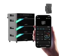 Marstek Venus D 7680 Wh Sistema solar para balcón con batería ampliable y microinversor - 4 MPPT, Entrada FV de 4 kW y salida de 2,2 kW, Ampliable hasta 15,36 kWh, IP65, Control por app, Plug & Play