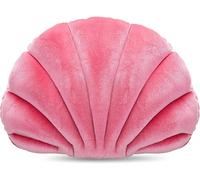 Marsui Rosa Princesa del Mar Almohada Decorativa Almohada, Habitación Preppy Decoración Suave concha marina En forma de Cojín para silla Cojín de peluche Almohada Almeja Almohada para (34*25CM)