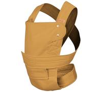 marsupi Mochila Portabebés - Para Bebés desde Recién Nacidos y Niños Hasta los 15 kg - Ligera y Compacta, Con Sistema de Sujeción Fácil y Resistente - Algodón Orgánico - Caramelo XL