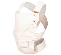 marsupi Mochila Portabebés - Para Bebés desde Recién Nacidos y Niños Hasta los 15 kg - Ligera y Compacta, Con Sistema de Sujeción Fácil y Resistente - Algodón Orgánico - Ecru S/M