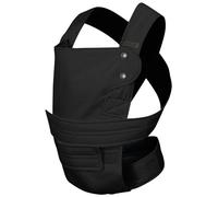 marsupi Mochila Portabebés - Para Bebés desde Recién Nacidos y Niños Hasta los 15 kg - Ligera y Compacta, Con Sistema de Sujeción Fácil y Resistente - Algodón Orgánico - Negro S/M