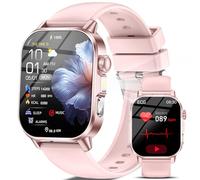 Marsyu 2026 Reloj Inteligente Mujer con ECG+HRV, 2,0" HD Pantalla Smartwatch con Bluetooth Llamadas/Frecuencia Cardíaca/SPO2/LED, Reloj Deportivo(IP68) para Android/iOS