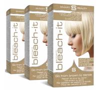 mart Blonde No.1 - Juego de rubio para cabello oscuro, aclarador para resaltar, preparación perfecta para colores pastel, vegano y libre de crueldad animal (paquete de 3)