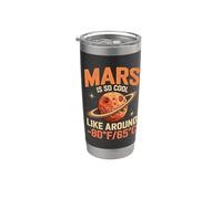 Marte es tan genial Divertido Planeta Marte Astronomía Vaso térmico de acero inoxidable de doble pared
