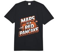 Marte es un panqueque Rojo Funny Flat Mars Society Comfort Colors Adult Heavyweight T-Shirt