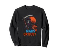 Marte o Busto Cool Mens Space Exploration Sudadera
