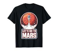 Marte Vamos a Marte Planeta Sistema Solar Camiseta