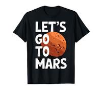 Marte Vamos a Marte Planeta Sistema Solar Divertido Camiseta