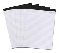 Marte Vanci Bloc de notas de papel rayado A4, bloc de notas de 8 mm, rellenables, para portapapeles, carpeta de conferencias, 40 hojas por paquete, papel de notas para escuela, oficina, hogar, paquete