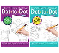 Martello Puzzles Extreme Dot to Dot para adultos - Juego de 2 libros A4