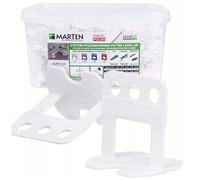 MARTEN Sistema de nivelación de baldosas de nivel Up, 150-500-1000 pliegues, ancho de lechada de 1 - 3 mm, grosor de baldosas de 5 - 15 mm, alicates de cuña, enganches, resultados perfectos para