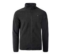 martes Fleecejacke Manon, 100% Polyester, Pullover mit Reißverschluss, Warm und Gemütlich, Outdoor Chaqueta de Forro Polar, Negro/Negro, L para Hombre