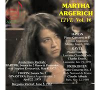 Martha Argerich Martha Argerich: Live - Volume 16 (CD) Album