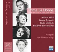 Martha Mödl Prima La Donna: Operndiven in Ton Und Wort (CD) (Importación USA)