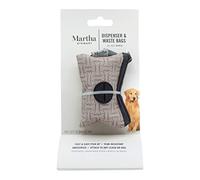 Martha Stewart - Dispensador con 30 bolsas de basura (2 rollos)
