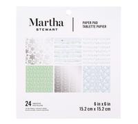 Martha Stewart Snowflake 6x6 Paper Pad 6 x 6 inches Multicolor