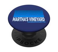 Martha's Vineyard Massachusetts Aquatic PopSockets PopGrip Adhesivo