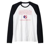 Martha's Vineyard Massachusetts (Massachusetts) Camiseta Manga Raglan