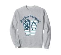 Martha's Vineyard Ocean Beach - Chanclas náuticas azules Sudadera