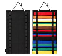 Martial Arts Display, Felt Wall Organizer, Wrestling Belt Rack, Space-Saving Design, Multi-Level Display, Ideal for Martials Art Learners, Cabinet Showcase, and Living Room Walls Arrangement