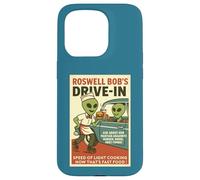 Martian Drive-In Cafe Parodia 1950's Roswell Aliens Retro Carcasa para iPhone 15 Pro