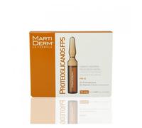 Martiderm Proteoglicanos FPS 15 10 Ampollas - Tratamiento Antiarrugas y Antiedad con Vitamina C