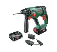 Bosch Taladro Percutor a Batería Universalhammer 18V (2 Baterías 2,5 Ah, Sistema De 18V; Taladrado/Taladrado con Percutor/Cincelado; Energía De Impacto De 2 J, SDS Plus, Maletín De Transporte)
