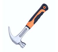 Martillo Carpintero con Soporte para Clavos, Martillo Geológico Pequeño 250 g, Martillo Encofrador Multipropósito, Martillo de Piedra Ligero, para Reparaciones, Acampadas, Trabajos en Madera, Hogar