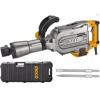 Martillo cincelador 50 Jule 1700 W demoledor PDB17008 Ingco + accesorios