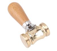 Martillo cincelador para carpintería, martillo de madera de haya, martillo de carpintero con cabeza de latón macizo intercambiable para suelos, manualidades