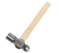 Martillo Clavador Profesional de Cabeza Redonda, Mango Largo | Aleación y Madera, Agarre Cómodo Ergonómico, Beige, para Carpintería y Trabajos de Bricolaje