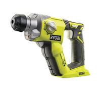 RYOBI - Martillo Combinado SDS+ 18V ONE+ - Martillo Neumático 4 Modos (Hormigón, Madera, Metal, Cerámica) - Energía de Impacto 1,3 J - Velocidad 0-1300 rpm - Sin Batería ni Cargador - R18SDS-0