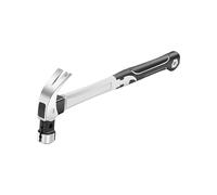 Martillo de acero al carbono con mango de absorción de golpes, ideal para construcción y tareas, martillo de acero multifuncional