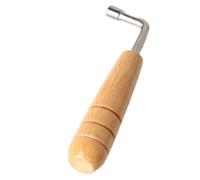 Martillo de afinación de lyre, herramienta de afinación Autoharp,Martillo de afinación de metal en forma de L con cuatro esquinas | Herramientas de afinación portátiles con mango de madera, accesorio