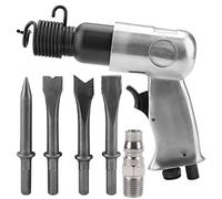 Martillo de Aire Industrial 150 mm Carrera Cilindro 4500 rpm 114 l/min Potente Mango Recto Cincel Neumático Pala Aluminio 6-8 KG