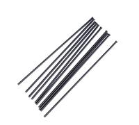 Martillo de aire, Tipo recto Herramienta de rusión neumática Removedor óxido aire Freno coche Limpiador escoria Viento viento Viga Cincel Pala Descalificación Polonia(12pcs needle)