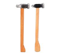 Martillo de bola de doble punta, herramienta de martillo de reparación duradera de madera y Metal de alta calidad para uso profesional en el hogar, juego de 2 uds. De tamaño S M