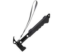 Martillo de camping para piquetas de tienda de campaña, herramienta ergonómica de supervivencia de metal, herramienta compacta para quitar estacas de tienda de campaña al aire libre, para adultos y