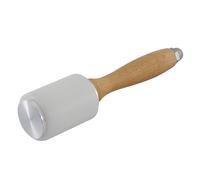 Martillo de carpintería cómodo mango de madera herramienta de perforación de nailon para tallar cuero martillo estudio y taller cuero