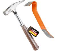 Martillo de carpintero Picard Nr. 298 + sacaclavos | 600 g de peso del cabezal | Pista rugosa | Soporte magnético para clavos | Protegido contra la corrosión | Mango de tubo de acero cromo-molibdeno |