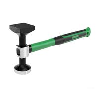 Martillo de chapa metálica de 315 mm para reparación de carrocerías y automóviles, equipado con múltiples tipos de cabeza y mango de fibra de vidrio para precisión y equilibrio (cabeza cuadrada)