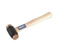 Martillo De Cobre Sealey De 1.75lb Con Mango De Nogal CFH02