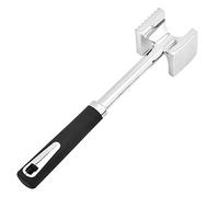 Martillo de comida a cuadros para carne de doble cara, martillo de acero inoxidable, herramienta de mazo de cocina para el hogar