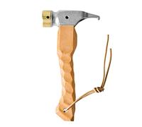 Martillo de comida, martillo portátil para tienda de campaña, extractor de clavos, extractor de estacas de acero resistente con correa de sujeción