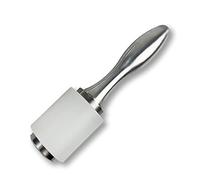 Martillo de cuero con mango de aluminio, 2 estilos, tallado de metal, herramientas de perforación de cuero para el hogar