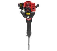 Martillo de demolición de gasolina, martillo de gasolina de 2 tiempos con pico, pico plano y pala, 52 cc, 1900 W, fresadora de jardín portátil para jardines, silvicultura, plántulas y huertos, 55J